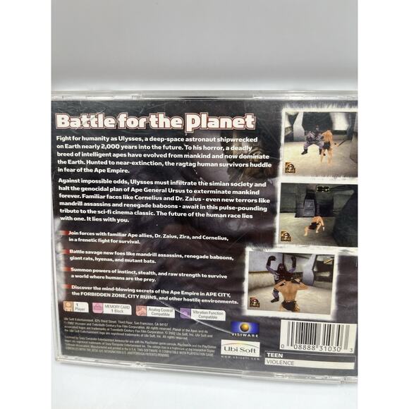 Planet Of The Apes Sony PlayStation 1 Video Game - Picture 4 of 7